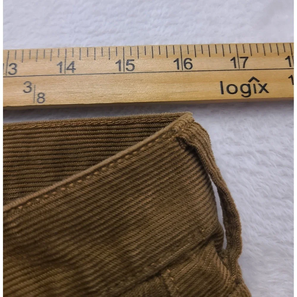 J. Crew 770 Straight Fit Corduroy Pants Men's 32x32 Brown Fine Wale 5-Pocket